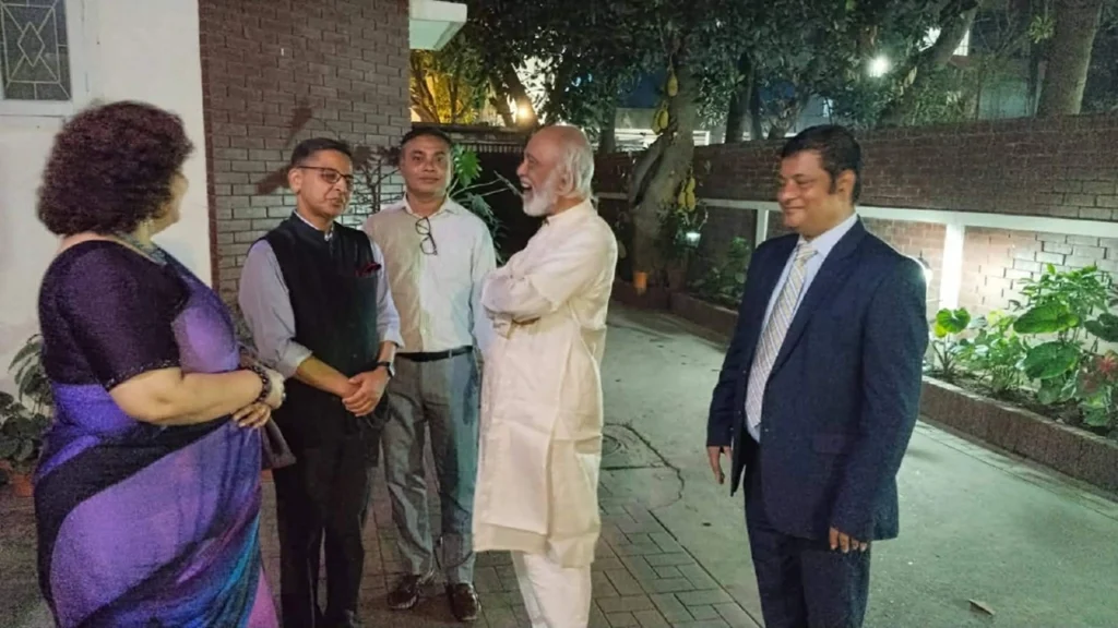 গুলশানে বিএনপি নেতার বাসভবনে কূটনীতিকদের নৈশভোজ,