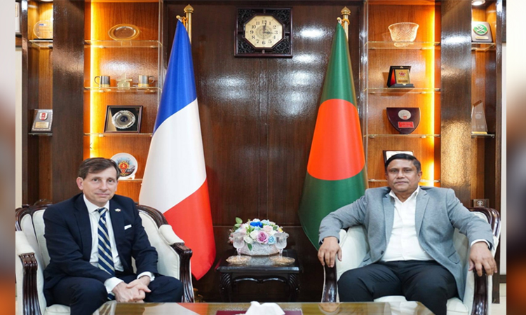 বাংলাদেশ-ফ্রান্স প্রতিরক্ষা সহযোগিতা ও দ্বিপাক্ষিক সম্পর্ক সুদৃঢ় করার অঙ্গীকার