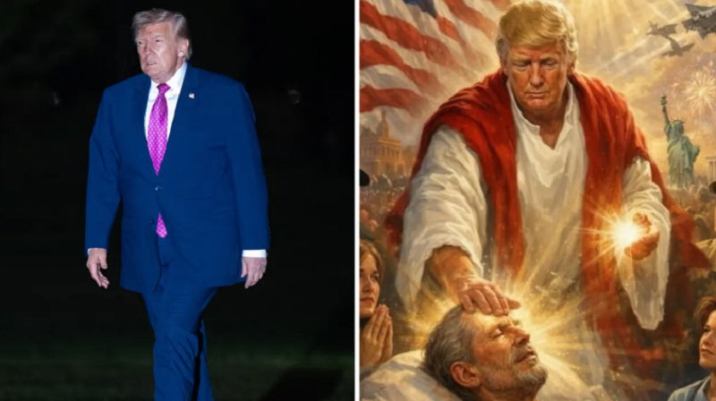 ট্রাম্পের এআই-তৈরি ‘যিশু সদৃশ’ ছবি ঘিরে বিতর্ক, সমালোচনার মুখে পোস্ট প্রত্যাহার