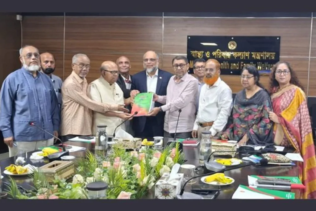 স্বাস্থ্যখাত সংস্কারের সুপারিশ পর্যায়ক্রমে বাস্তবায়নের ঘোষণা স্বাস্থ্যমন্ত্রীর