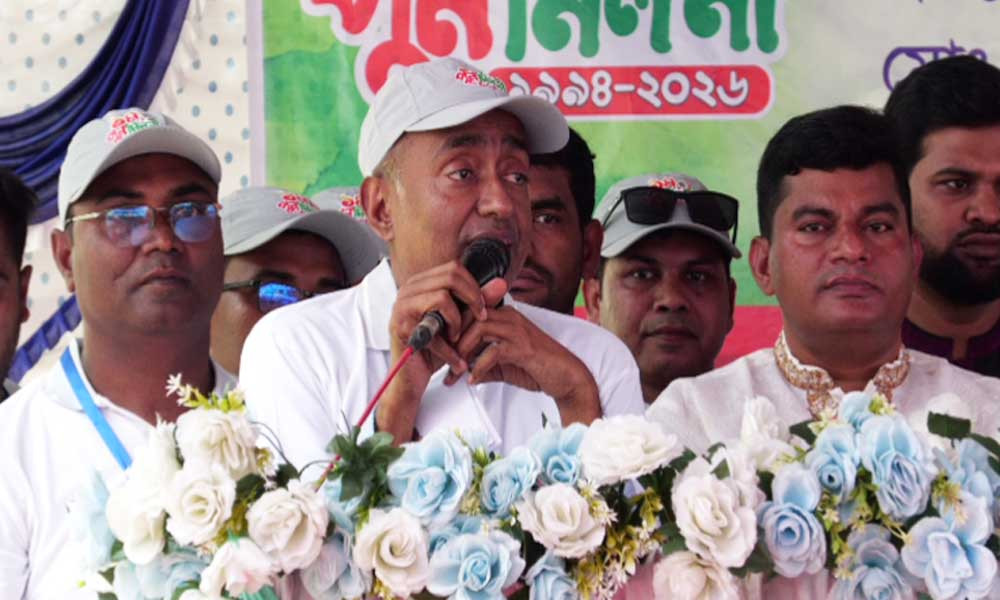 ঝিনাইদহে মাদক ও মৌলবাদের বিরুদ্ধে আইনমন্ত্রীর প্রতিরোধ গড়ার আহ্বান
