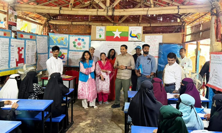 রোহিঙ্গা শিশুদের শিক্ষাবান্ধব পরিবেশ নিশ্চিতে সরকারের গুরুত্বারোপ: উখিয়ায় প্রতিমন্ত্রী ববি হাজ্জাজ