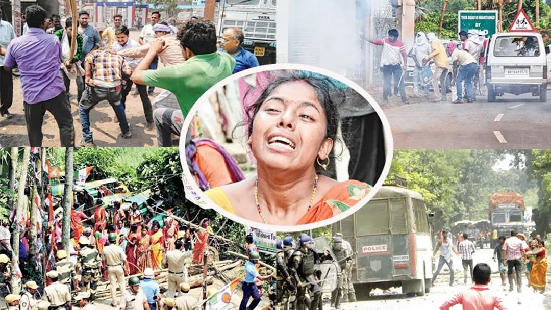 পশ্চিমবঙ্গ বিধানসভা নির্বাচন পরবর্তী সহিংসতা: প্রাণহানি ও ব্যাপক ভাঙচুরে উত্তপ্ত বিভিন্ন জেলা