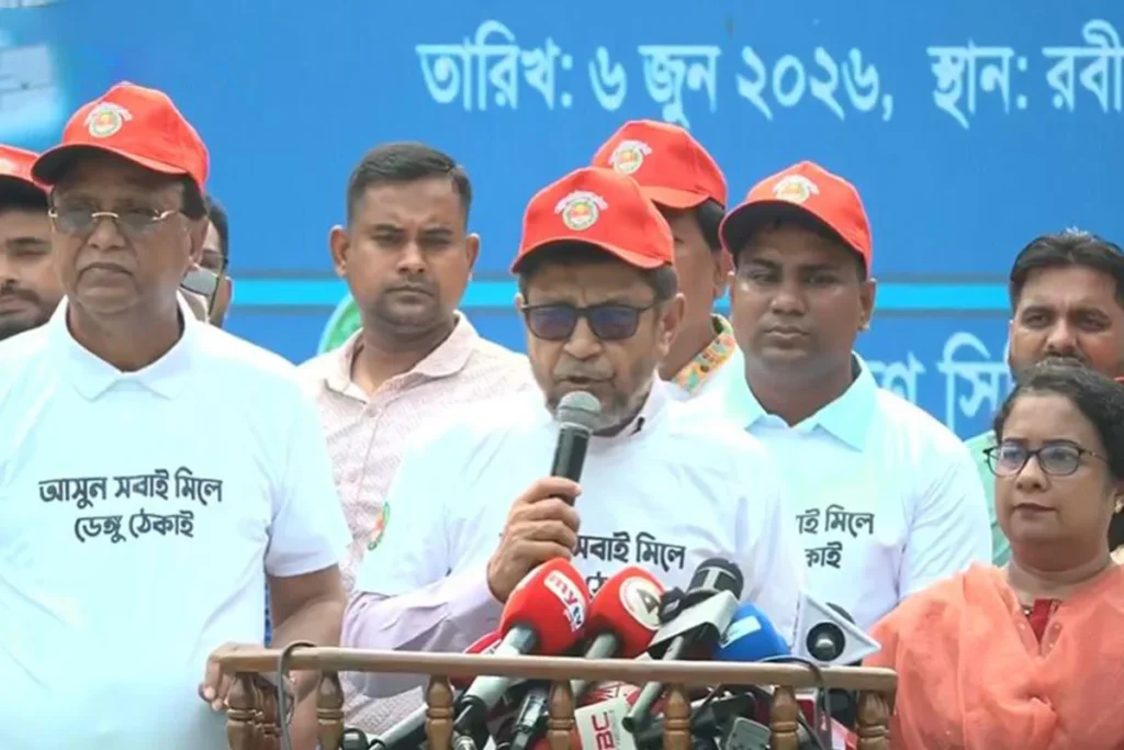 ভয়াবহ রূপ নিতে পারে ডেঙ্গু: স্বাস্থ্যমন্ত্রীর সতর্কবার্তা, দুই সিটি কর্পোরেশনে বিশেষ অভিযান