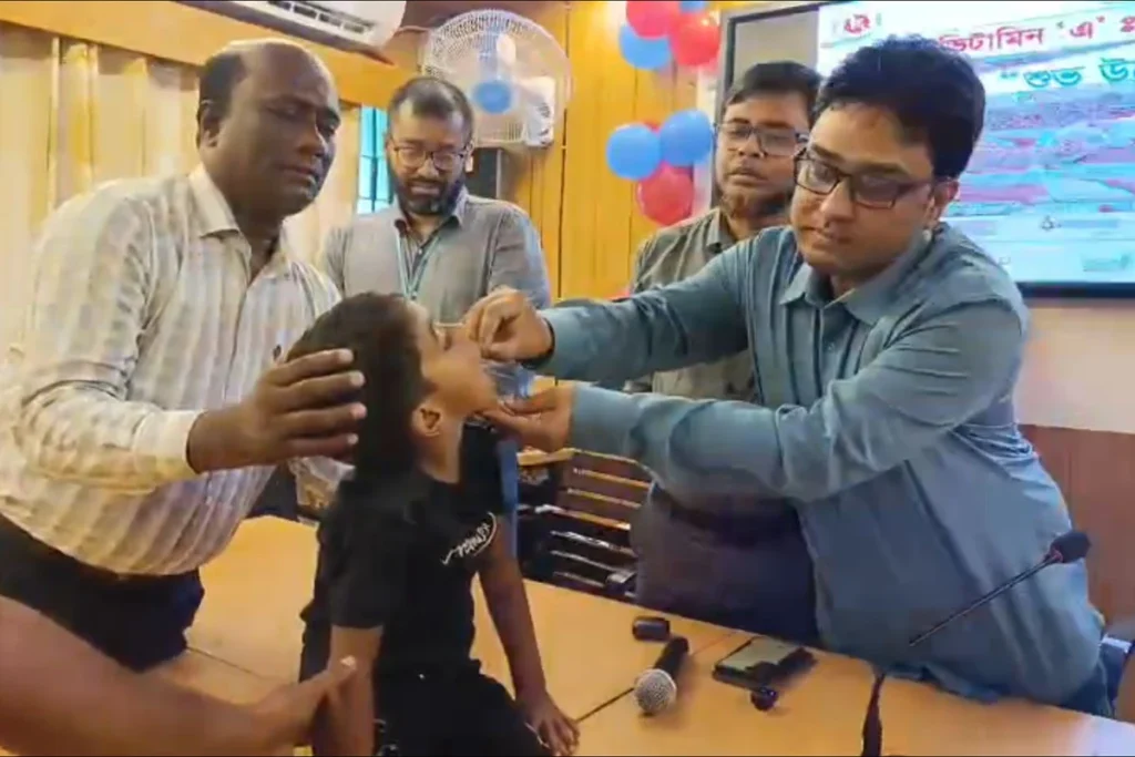 চুয়াডাঙ্গায় জাতীয় ভিটামিন ‘এ’ প্লাস ক্যাম্পেইনের আনুষ্ঠানিক উদ্বোধন