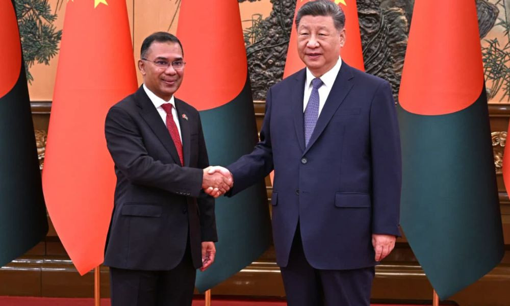 প্রেসিডেন্ট শি চিন পিংয়ের সঙ্গে প্রধানমন্ত্রী তারেক রহমানের বৈঠক, দ্বিপক্ষীয় সম্পর্ক জোরদারের প্রত্যয়