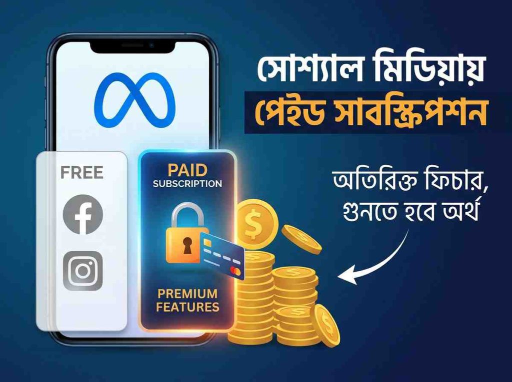 সোশ্যাল মিডিয়ায় পেইড সাবস্ক্রিপশন চালু করছে মেটা, অতিরিক্ত ফিচারের জন্য গুনতে হবে অর্থ