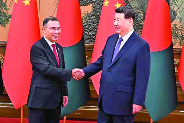তারেক-শি জিনপিং বৈঠক করিডরের প্রস্তাব চীনের