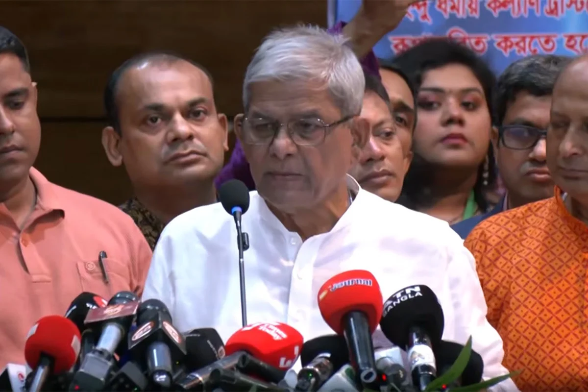হাজার বছরের ঐতিহ্য ভেঙে দেশে কোনো বিভাজন তৈরি করতে দেওয়া হবে না: মির্জা ফখরুল