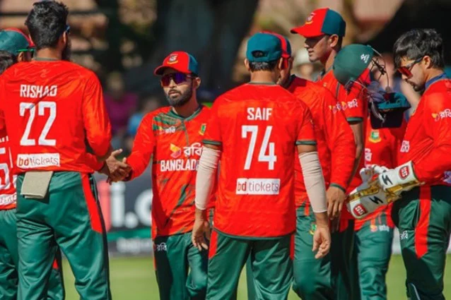 জিম্বাবুয়েকে হারিয়ে টি-টোয়েন্টি সিরিজ জয় বাংলাদেশের