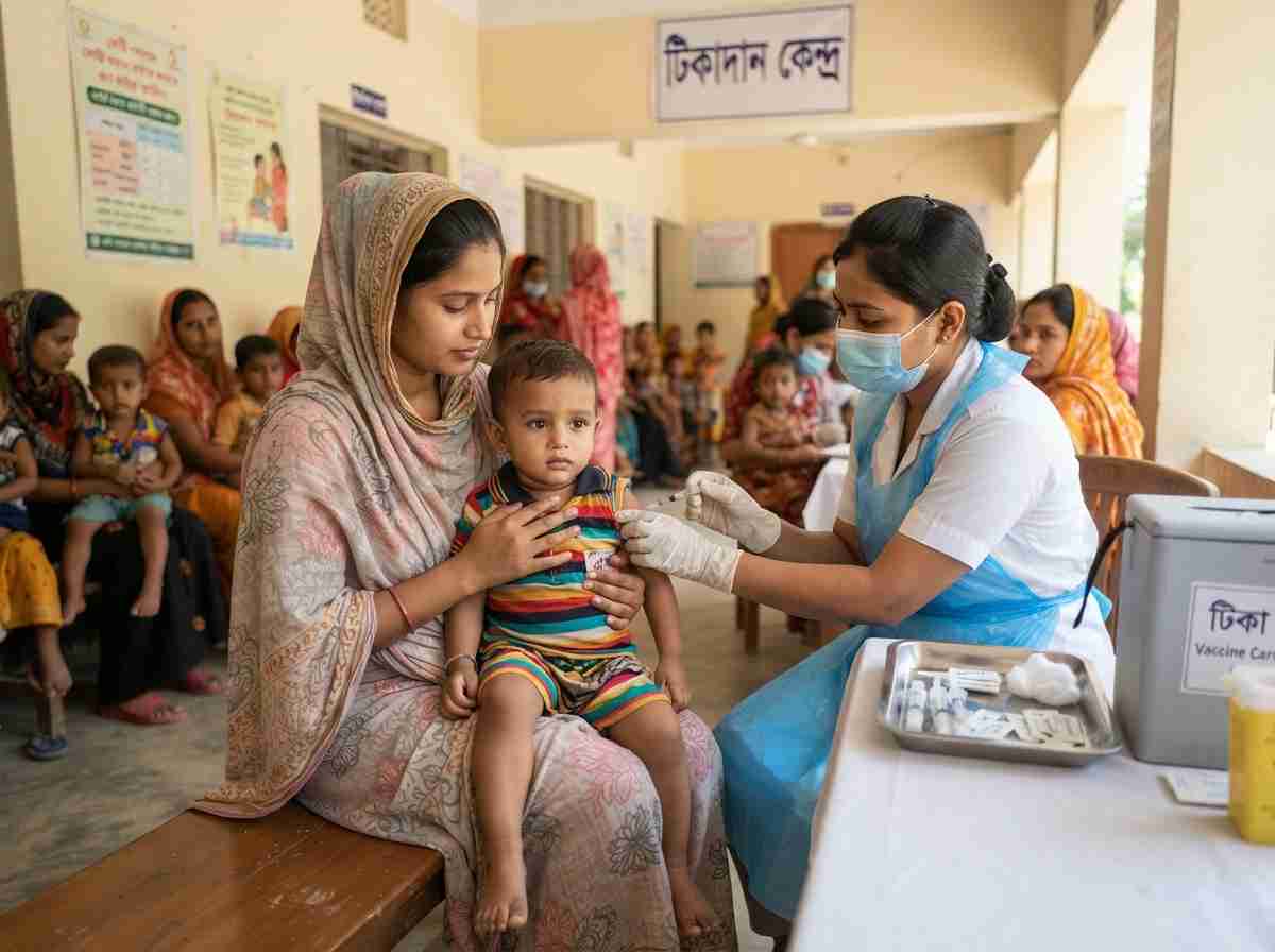 জাতীয় নিয়মিত টিকাদান কর্মসূচিতে যুক্ত হচ্ছে টাইফয়েড ভ্যাকসিন, কার্যক্রম শুরু ১ আগস্ট