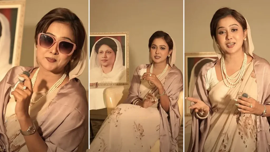 ভ্লগে খালেদা জিয়ার লুক নিয়ে হাজির চমক