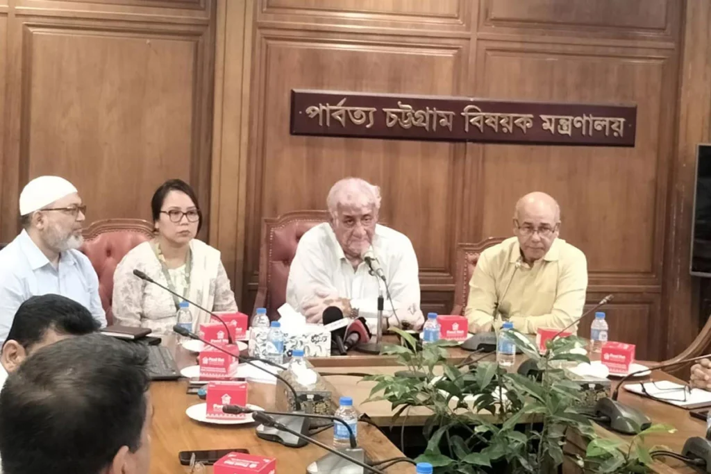 পাহাড়ে স্থায়ী শান্তিতে সম্মিলিত প্রচেষ্টার ওপর পার্বত্য চট্টগ্রামবিষয়ক মন্ত্রীর গুরুত্বারোপ