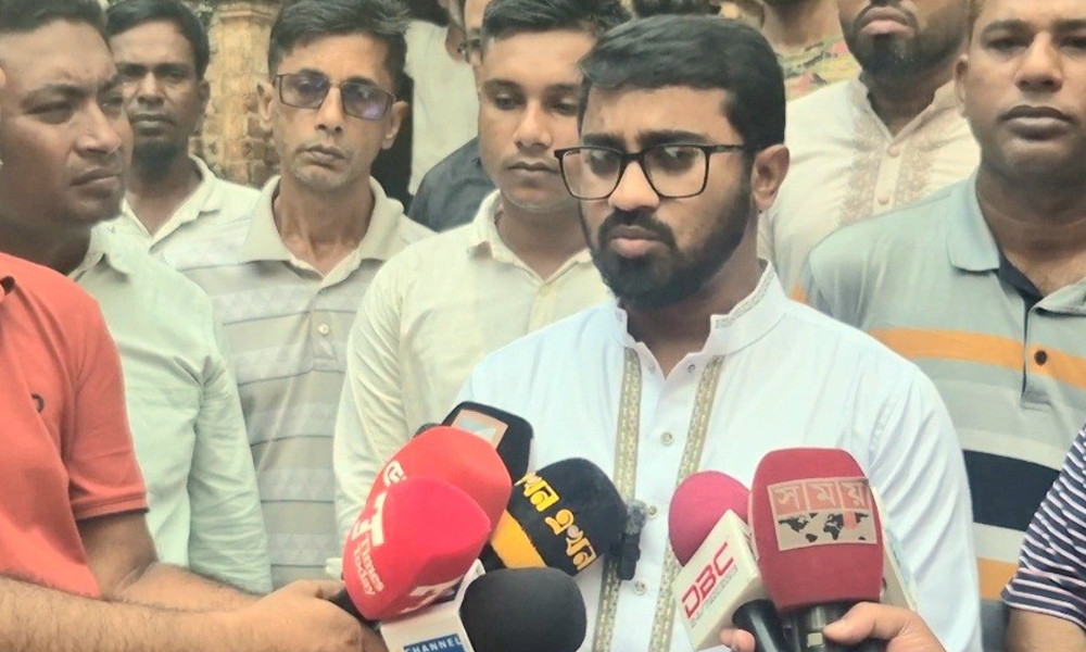 সাম্প্রতিক রাজনৈতিক পরিস্থিতি ও গণঅভ্যুত্থানের চেতনা রক্ষায় ঝিনাইদহে রাশেদ খানের বক্তব্য