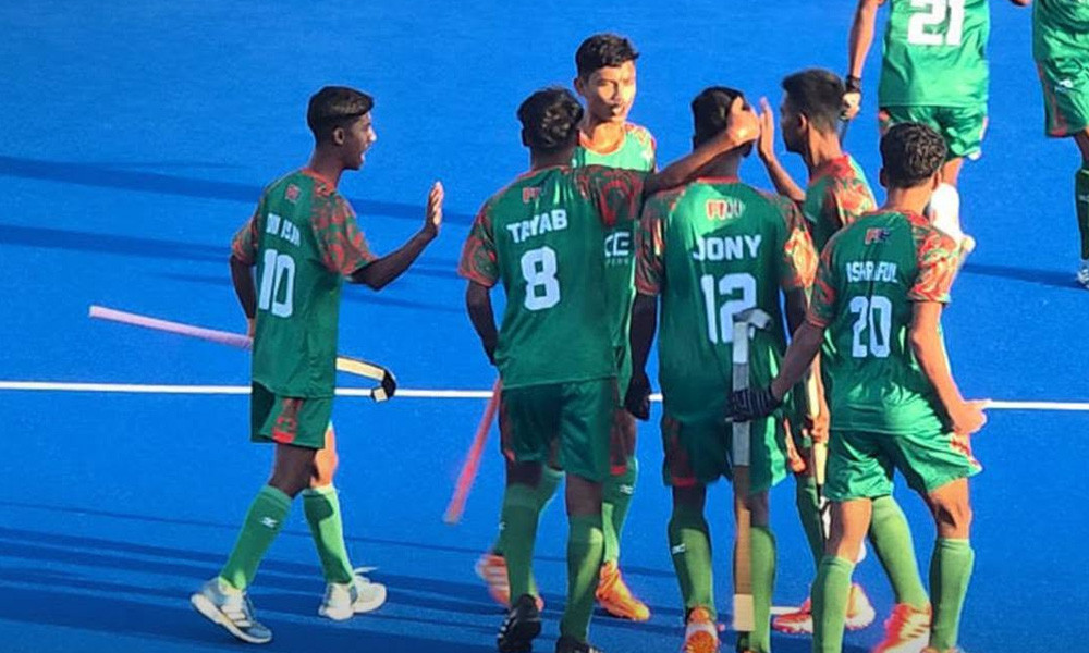 চীনের বিপক্ষে হেরে জুনিয়র মেন’স হকি এশিয়া কাপ মিশন শুরু করল বাংলাদেশ