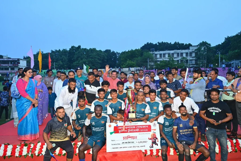 রাজশাহীর ক্রীড়াঙ্গন পুনরুজ্জীবনে বহুমুখী পরিকল্পনা ও টুর্নামেন্ট আয়োজনের ঘোষণা ভূমিমন্ত্রীর